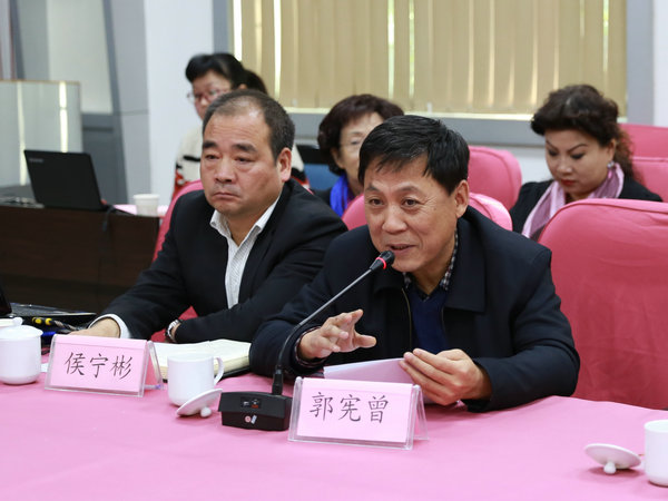 陕西省文物局巡视员郭宪曾发言